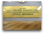 Framed Bertrand Medals Plaque